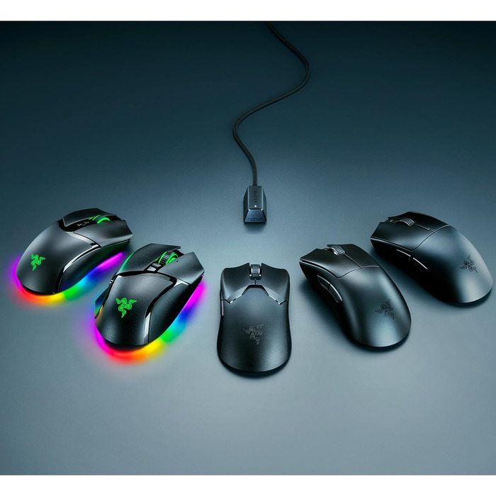 Бездротова ігрова миша Razer Viper V3 HyperSpeed, сенсор Focus Pro 30K DPI, перемикачі 2-го покоління, частота опитування 4000Гц, чорна