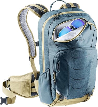 Велосипедний рюкзак Deuter Attack 16 з протектором, 16 л, Atlantic-Desert