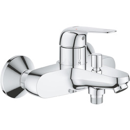 Змішувач для ванни Grohe Swift, хром, з інструментом, настінний, з автоматичним перемиканням ванна/душ, з зворотним клапаном, з металевими важелями, S-з'єднання, 24335001