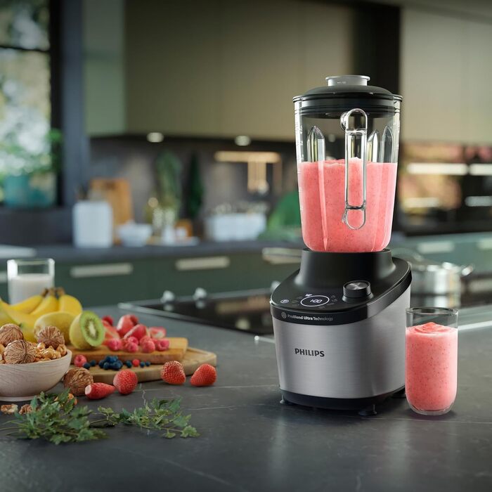 Блендер Philips Series 7000 ProBlend Ultra 1500 Вт, 2 л, для смузі та супів, керований додатком HomeID, HR3760/10