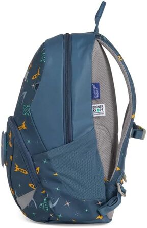 Дитячий рюкзак Ergobag Ease Large 10 л, синій з ведмедиком, для дитсадка та дозвілля
