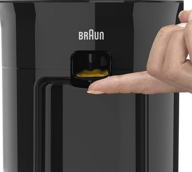 Цитрусовий прес Braun Tribute CJ 3050 (чорний, 0.35 л, 60 Вт) - професійний соковижималка для цитрусових