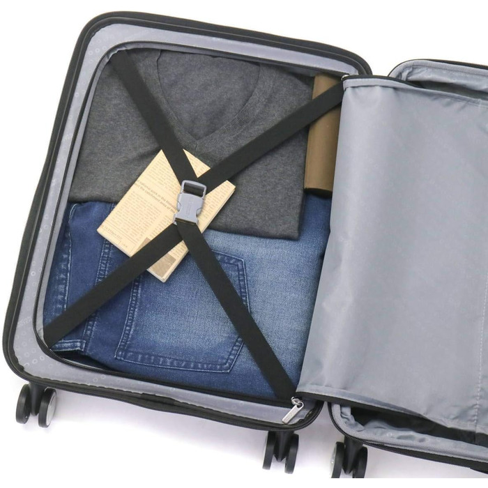 Валіза American Tourister Soundbox 55 см, 41 л, розширювана, жовта, ручна поклажа, з TSA замком