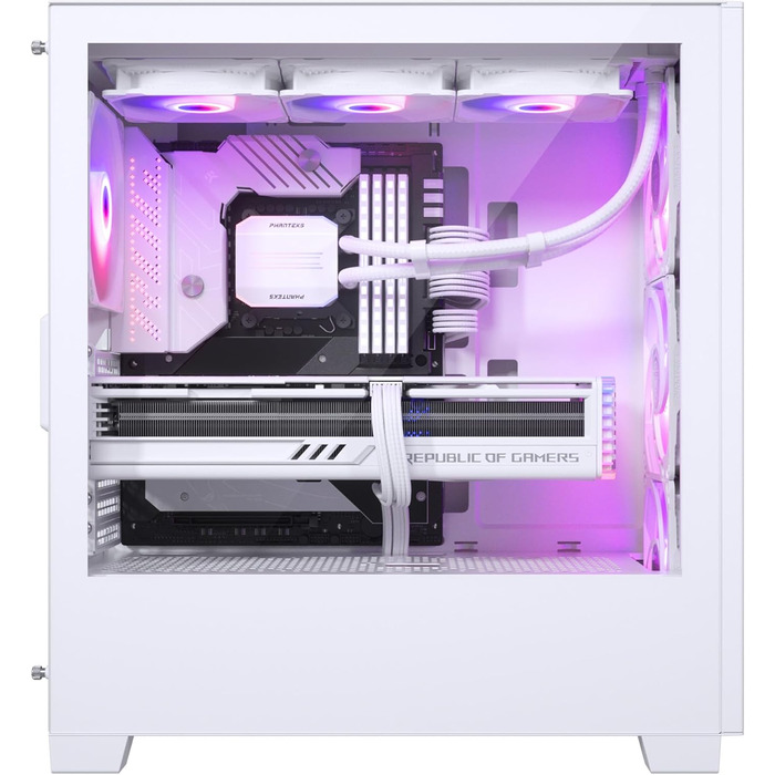 Комп'ютерний корпус Phanteks XT Pro Ultra з білим загартованим склом і D-RGB підсвіткою