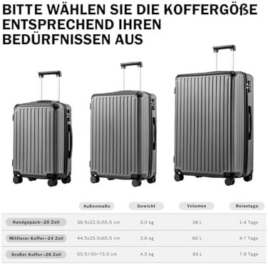 Валіза велика COOLIFE XL (75.5 см), твердий корпус ABS+PC, темно-синя
