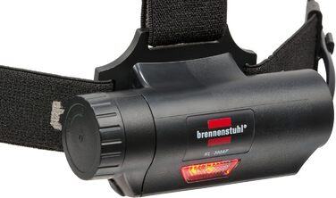 Світлодіодний налобний ліхтар Brennenstuhl LuxPremium з акумулятором, червоним світлом, IP44, 250 люмен, чорний, USB зарядка, CREE LED, до 30 годин роботи