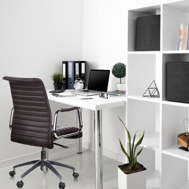 Крісло офісне ASPERA 10 Nappa Leather Brown hjh OFFICE