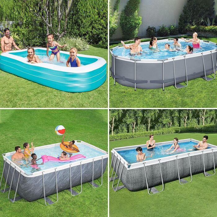 Кругле покривало для басейну Poolabdeckung 420D Ø310 см для басейнів Ø260-305 см, водонепроникний захисний тент з люверсами