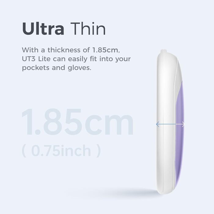 Електричні грілки для рук OCOOPA 2 шт. з магнітною фіксацією, 5000mAh, 3 режими нагріву, компактні, для рукавичок, зими, подарунок