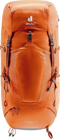Туристичний рюкзак Deuter Aircontact Lite 50+10 л, chestnut-teal, легкий, для трекінгу