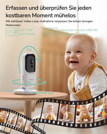 Відеоняня Dr.Care з камерою та монітором 3.5