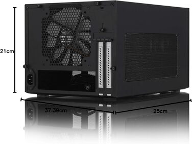 Корпус Fractal Design Node 304 FD-CA-NODE-304-BL, Mini ITX, чорний