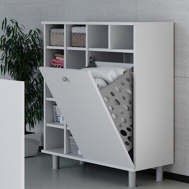 Шафа для ванної Vicco Fynn, біла, 78.4 x 91.6 см
