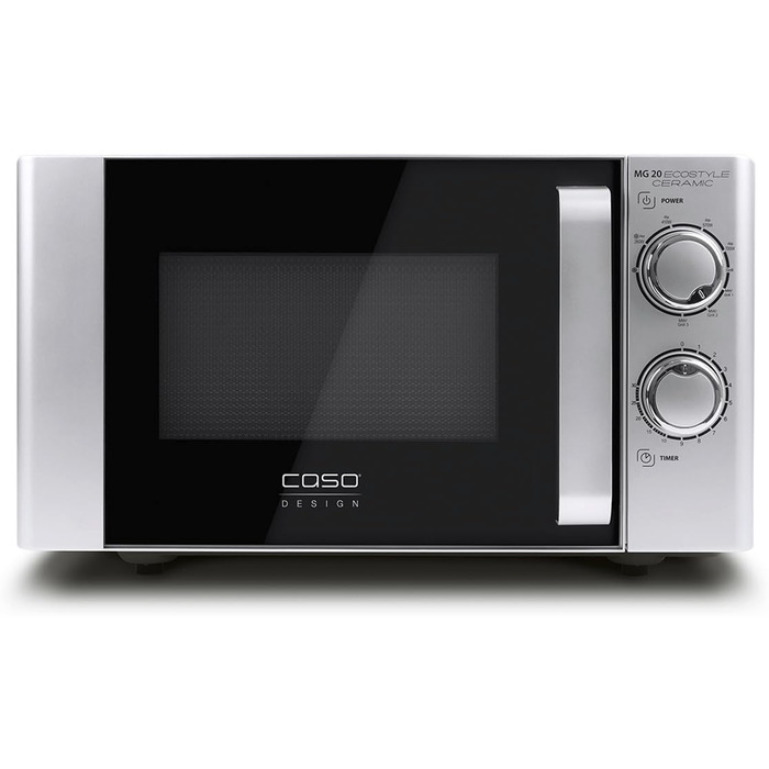 Мікрохвильова піч з грилем CASO MG 20 Ecostyle Ceramic, 20 л, керамічне дно, двоярусне приготування, сучасний дизайн