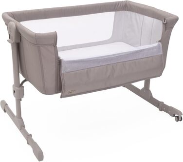 Дитяче ліжко-гойдалка Chicco Next2Me Essential, біле (Dove), 0-6 місяців, з матрацом та сумкою
