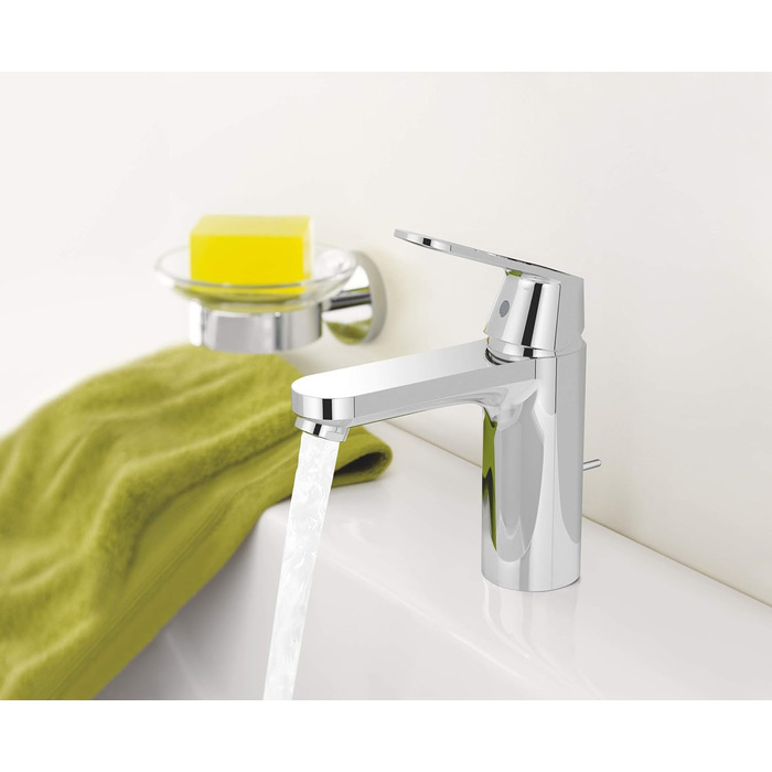 Змішувач для ванної кімнати Grohe Eurosmart Cosmopolitan, хром, 30 см, водозберігаючий, з витяжною системою