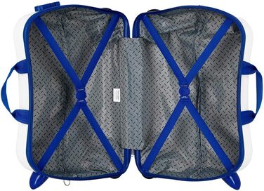 Дитячий валізу Roll Road Little Me, жорсткий ABS, 50x38x20 см, 34 л, 2,1 кг, 4 колеса, з кодовим замком, різнокольоровий, ручна поклажа