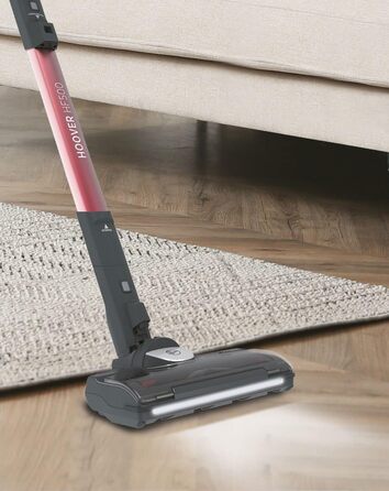 Бездротовий пилосос Hoover H-FREE 500 HF522STH HOME, акумуляторний, без мішка, до 30 хв роботи, LED-підсвітка, компактне зберігання, паркування