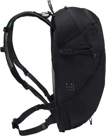 Рюкзак VAUDE Neyland Zip 20, 20 л, туристичний, чорний, зручна блискавка, універсальний розмір