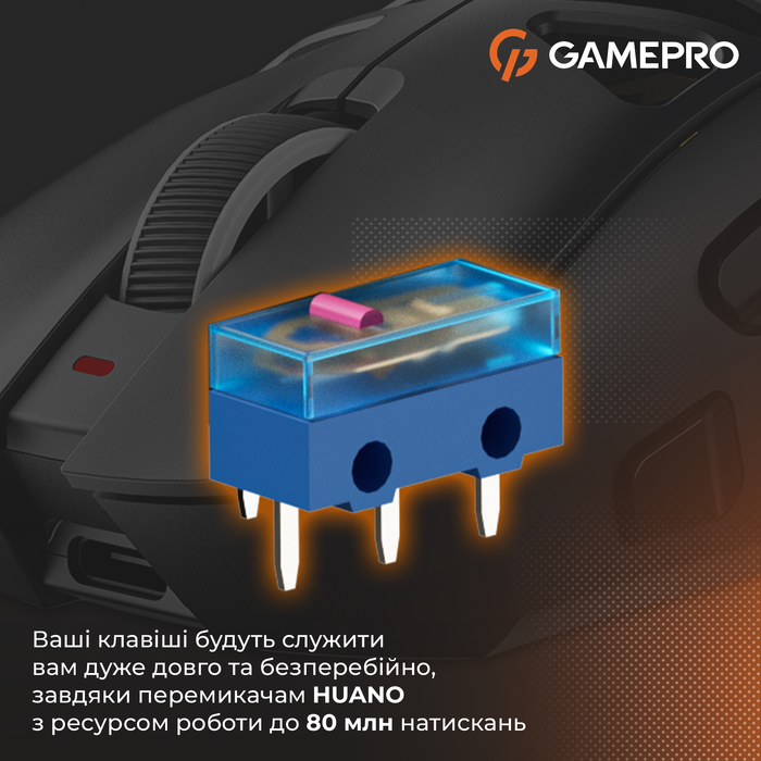 Бездротова ігрова миша GamePro Genesis Hollow (GM870HW)