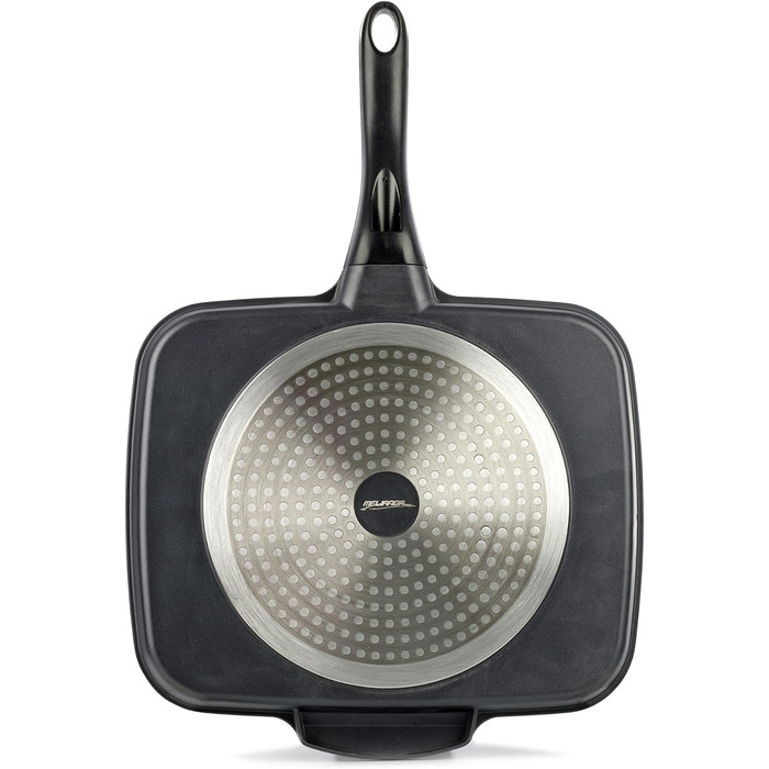 Melianda MA-18350 5-в-1 мультипатель для гриля, антипригарна, 32x26 см, для індукційних, газових, електроплит, чорна