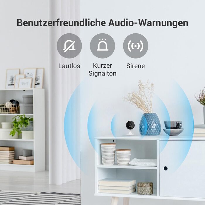 EZVIZ C1C 2 шт. IP камера Wi-Fi 1080P з двостороннім аудіо, нічним баченням до 12м та датчиком руху