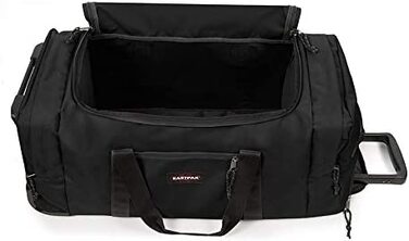 Дорожня сумка Eastpak Leatherface M+ 69 л, чорна, 68.5×32.5×34.5 см
