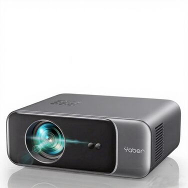 Проєктор для домашнього кінотеатру YABER Full HD 1080p (підтримка 4K), автофокус, автоматична корекція трапеції, WiFi 6, Bluetooth, портативний outdoor-проектор з екраном до 300
