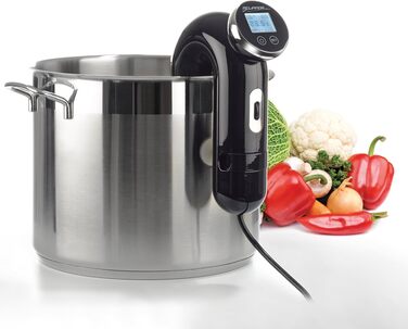 Су-від пальник MA-18100 для приготування їжі в вакуумі, цифровий таймер, чорний