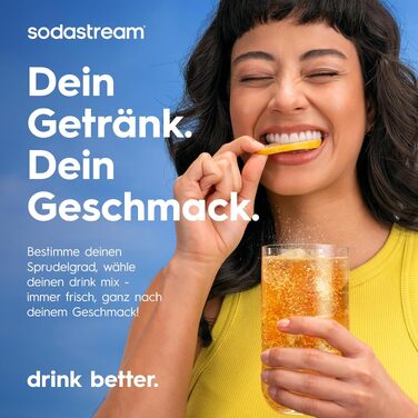 Сифон для газування води SodaStream TERRA Family Pack: 3 пляшки по 1л та циліндр CO2, чорний