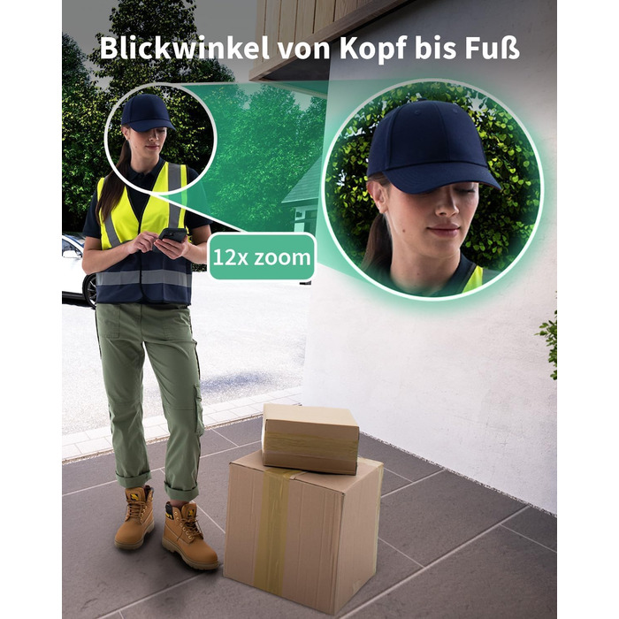 Відеодомофон Arlo 2K HD з камерою та дзвінком, бездротовий Wi-Fi, датчик руху, двосторонній аудіозв'язок, нічне бачення, сумісний з Alexa, сигналізація, тестовий період Secure Plan