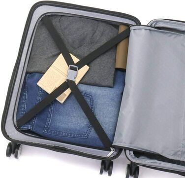 Валіза American Tourister Soundbox 55 см, 41 л, розширювана, жовта, ручна поклажа, з TSA замком