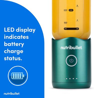 Потужний блендер-екстрактор Nutribullet 900 Series, матовий зелений, 11 предметів, для смузі та соків, 500 мл