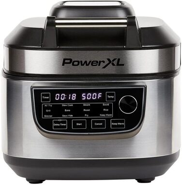 Мультиварка PowerXL 12-в-1, аерофритюрниця, духовка, рисоварка, 5,7 л, енергозбереження, 12 програм