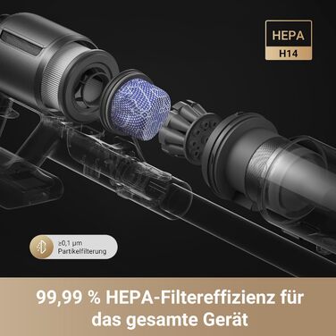Dreame Z30 Бездротовий пилосос вертикальний, 28000 Па, 310 Вт, 90 хв, технологія Dust-Reveal, насадка для шерсті тварин, для різних поверхонь, з автовизначенням забруднень