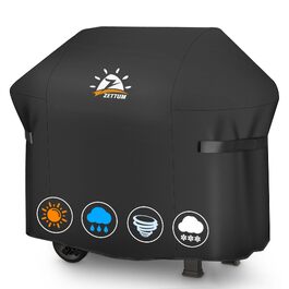 Водонепроникний чохол для гриля Zettum для Weber Genesis II (E-310, E-330, S-310, S-330, S-335, S-340), Heavy Duty PU, 147x63x113 см