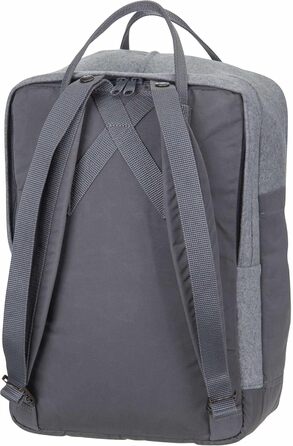 Рюкзак Fjällräven Kånken Re-Wool для ноутбука 15'', унісекс, 40x28x16 см, гранітно-сірий