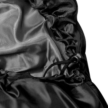 Спальний мішок SPOKEY Monsoon, літній, 220x75 см, поліестер, наповнювач Hollowfibre, вага 900 г, температура +14°C...+20°C, чорний