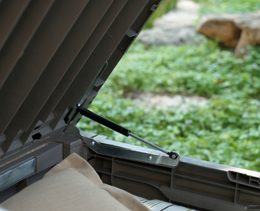 Садова скриня Keter BRIGHTWOOD STORAGE BOX 455 л, коричнева