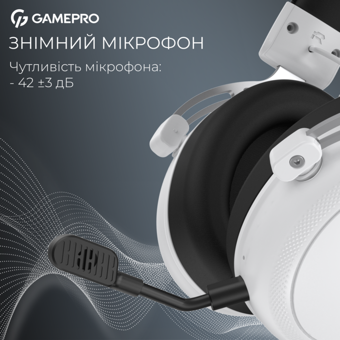 Бездротова ігрова гарнітура GamePro Asgard Skald (HSW160W)