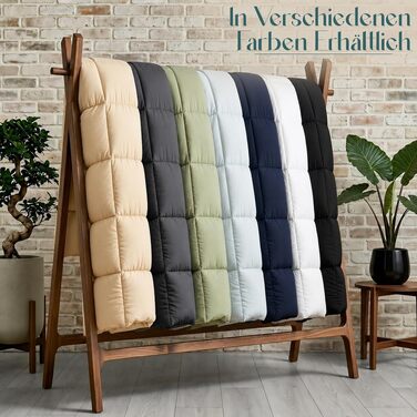 Ковдра Utopia Bedding без чохла 220x240 см, тепла та пухнаста зимова ковдра, біла