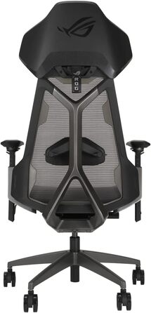 Ігровий крісло ASUS ROG Destrier Ergo (чорний) з регульованими підлокітниками та підтримкою попереку