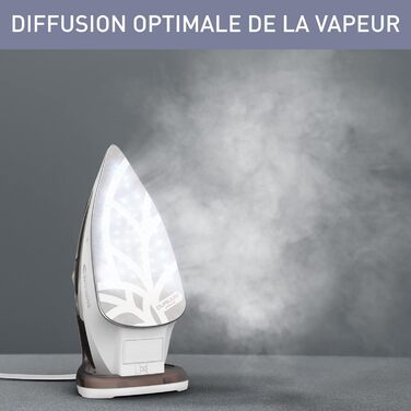 Праска Calor Easygliss Eco, 2800 Вт, 50 г/хв (пар), 240 г/хв (парний удар), Durilium Airglide, Made in France, FV5780C0