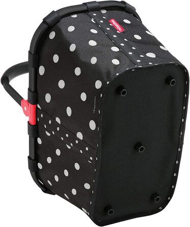 Кошик для покупок reisenthel Carrybag 22 л, чорний, Mixed Dots, спеціальна серія, міцний алюмінієвий каркас