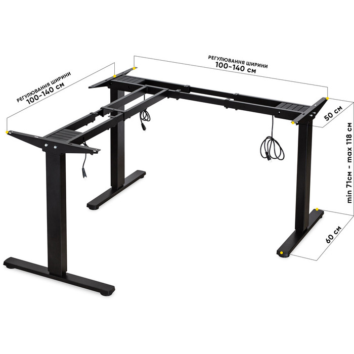 Каркас Mealux Powerframe Trio Black (арт. BS-30 Black)