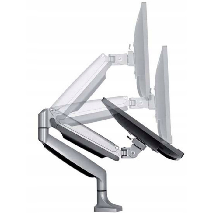 Кронштейн для монітора Hakner, 13-32 дюйми, VESA 75x75/100x100, макс. 9 кг, білий