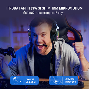 Гарнітура Fifine RGB H3P