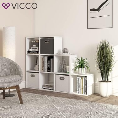 Стелаж-сходи Vicco, білий, 142.2 x 107.8 см, для дому