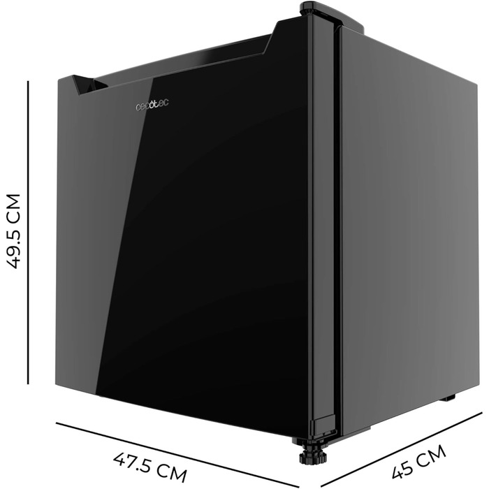 Міні-холодильник Cecotec Bolero CoolMarket TT 31 Dual Black, 31 л, з функцією охолодження та заморожування, механічне керування, знімна полиця, чорний
