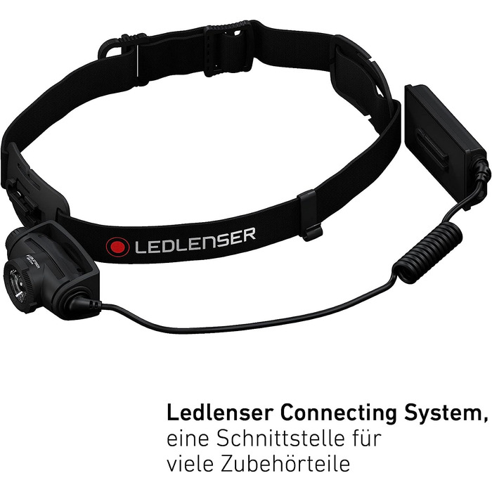 Налобний ліхтар Ledlenser H5 Core, 350 люмен, IP67, фокусування, на батарейках AA, дальність 160 м